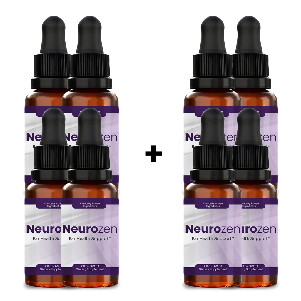 NeuroZen 8 bottle supply — best value ear health support package with biggest discount